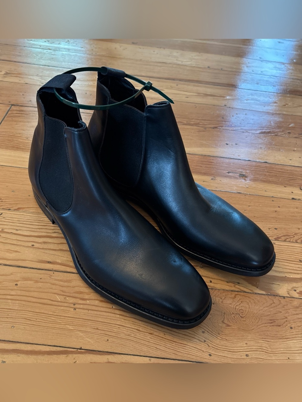 Church's Men’s Leather Chelsea Boot Black Size US8 Britten